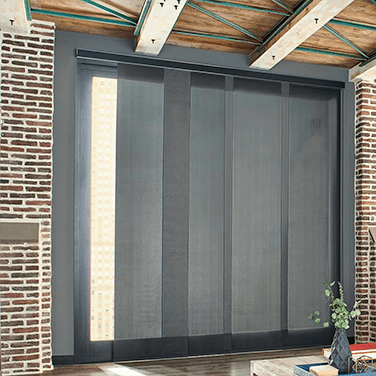 sliding shade panels from jems design lets you filter out sunlight your way